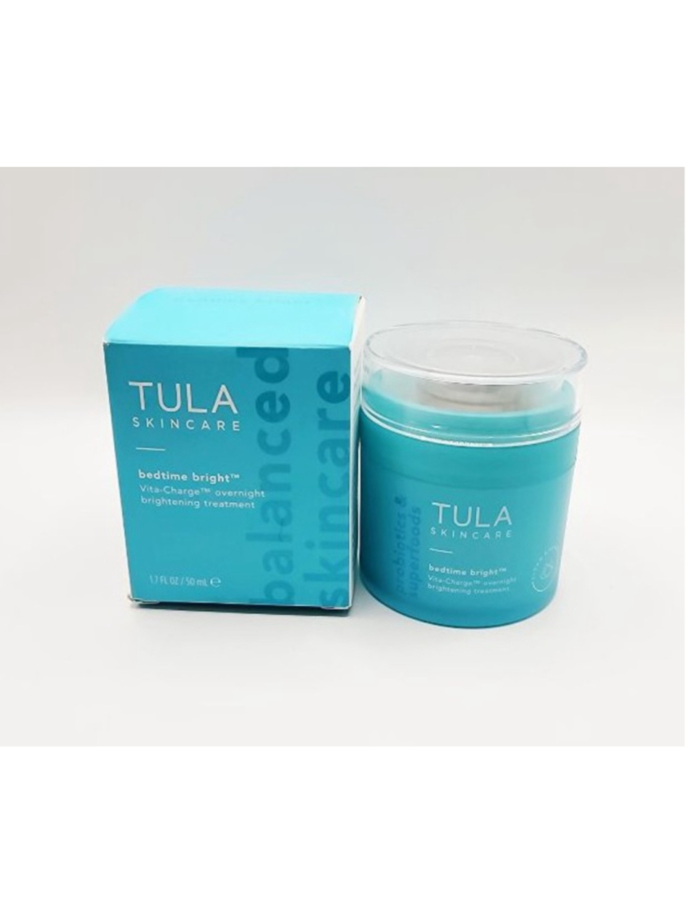 TULA Skincare Bedtime Bright Overnight Brightening Treatment 50ml